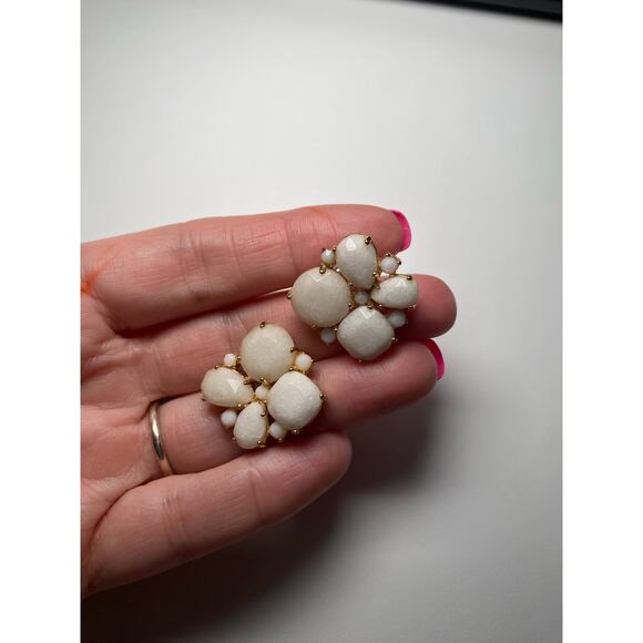 Kate Spade Seastone Sparkle Ivory Earrings - Picture 2 of 3
